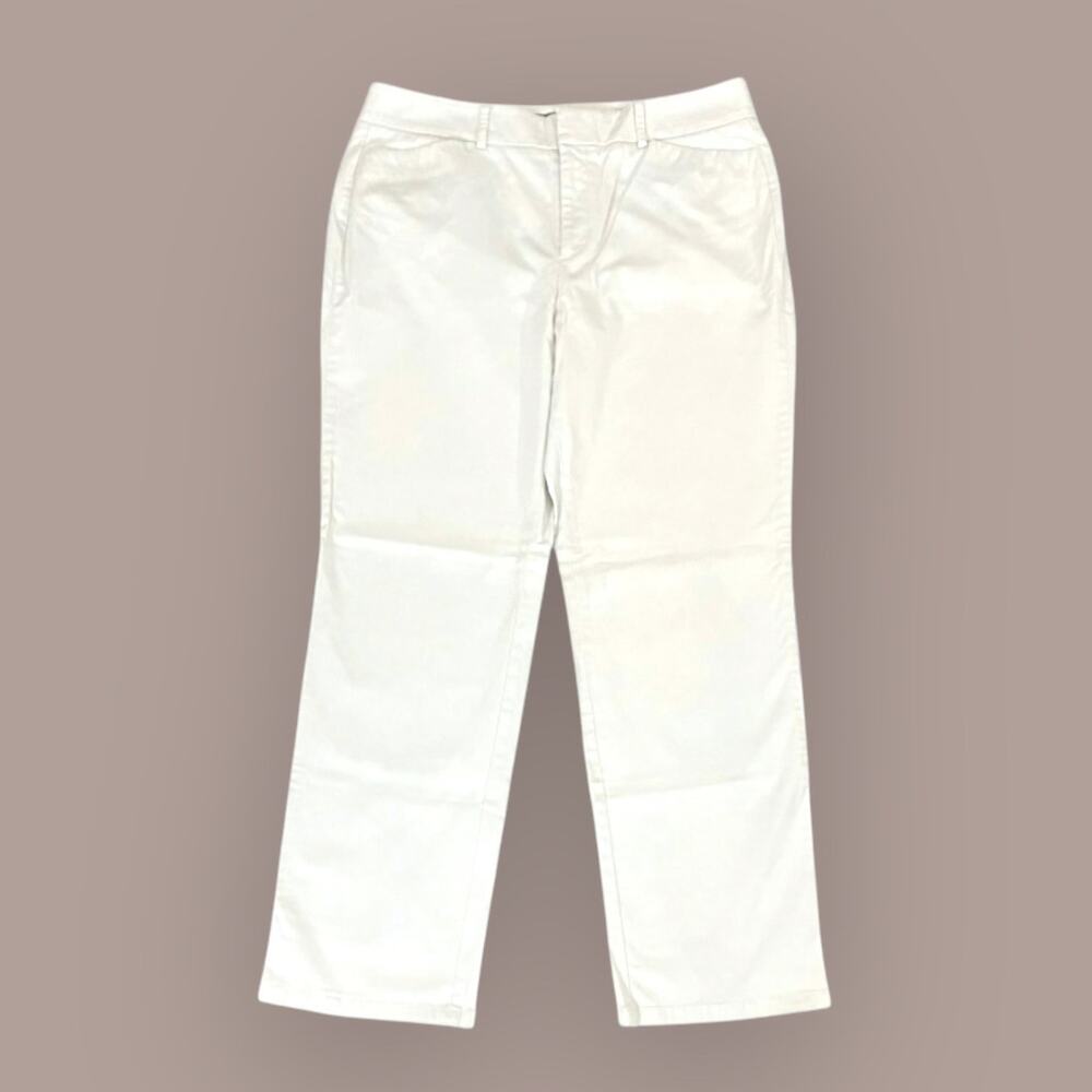 Dockers Women's Khaki/Tan Metro Fit Hi-Rise Bootcut 31" Inseam Pants SZ 14M